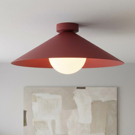Lampa Mono 1M Plafon Burgundy Opal Emibig