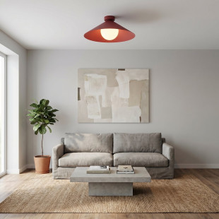 Lampa Mono 1M Plafon Burgundy Opal Emibig