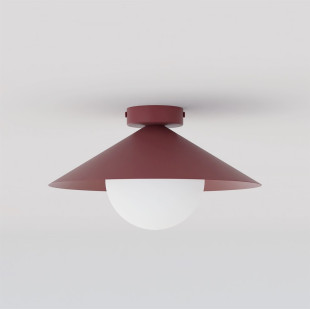 Lampa Mono 1S Plafon Burgundy Opal Emibig