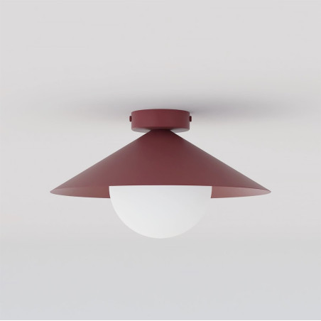 Lampa Mono 1S Plafon Burgundy Opal Emibig