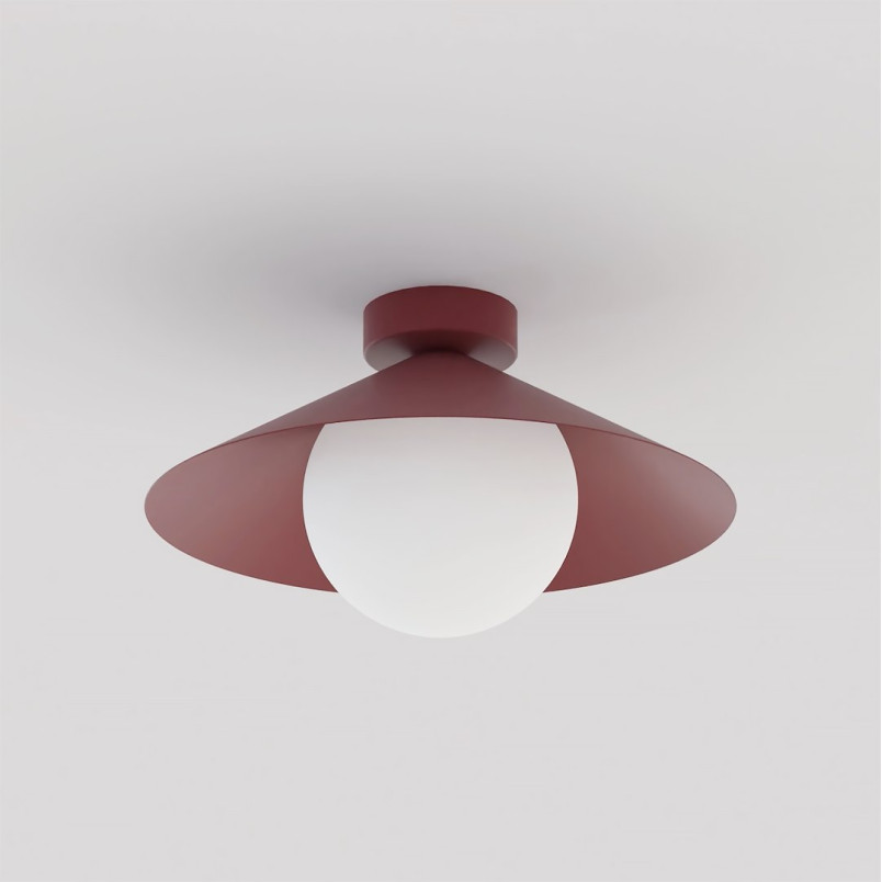Lampa Mono 1S Plafon Burgundy Opal Emibig