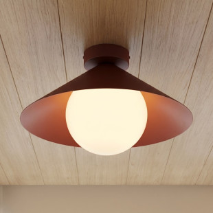 Lampa Mono 1S Plafon Burgundy Opal Emibig
