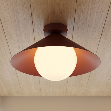 Lampa Mono 1S Plafon Burgundy Opal Emibig