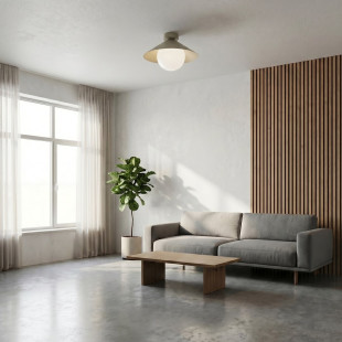 Lampa Mono 1S Plafon Mokka Opal Emibig