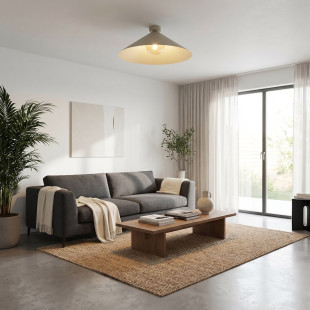 Lampa Mono 1L Plafon Mokka Amber Emibig