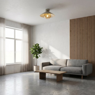 Lampa Mono 1S Plafon Mokka Amber Emibig