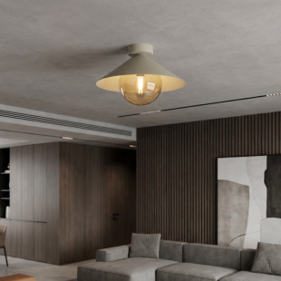 Lampa Mono 1S Plafon Mokka Amber Emibig