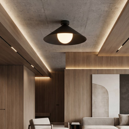 Lampa Mono 1M Plafon Bl Opal Emibig