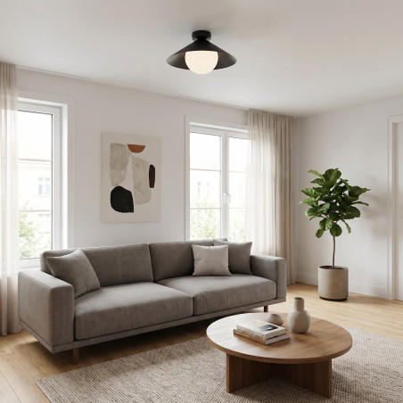 Lampa Mono 1S Plafon Bl Opal Emibig