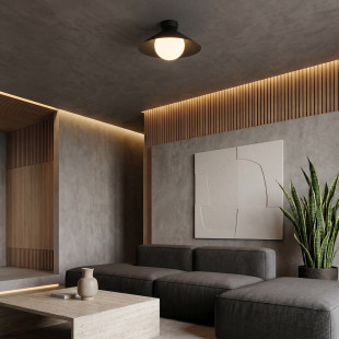Lampa Mono 1S Plafon Bl Opal Emibig