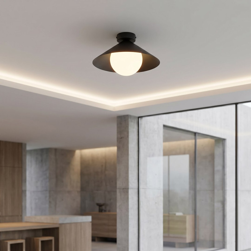Lampa Mono 1S Plafon Bl Opal Emibig
