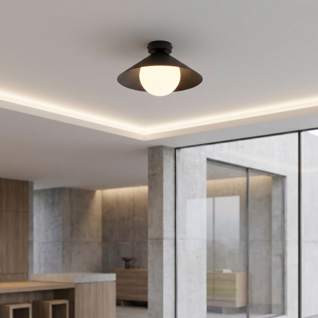 Lampa Mono 1S Plafon Bl Opal Emibig