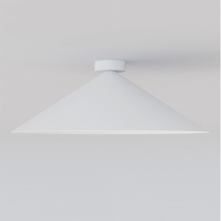 Lampa Mono 1L Plafon White Opal Emibig