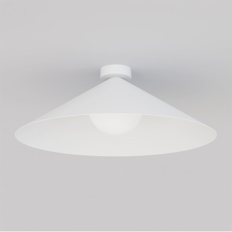 Lampa Mono 1L Plafon White Opal Emibig