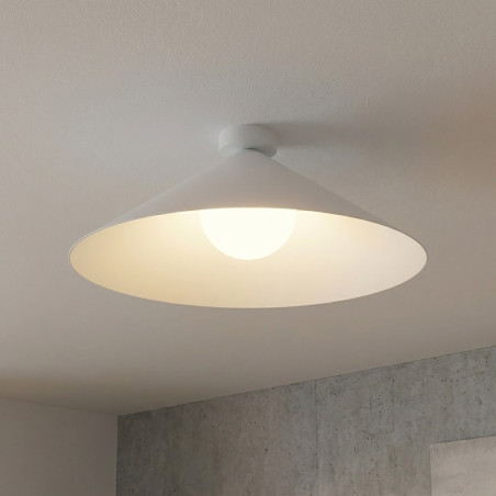 Lampa Mono 1L Plafon White Opal Emibig