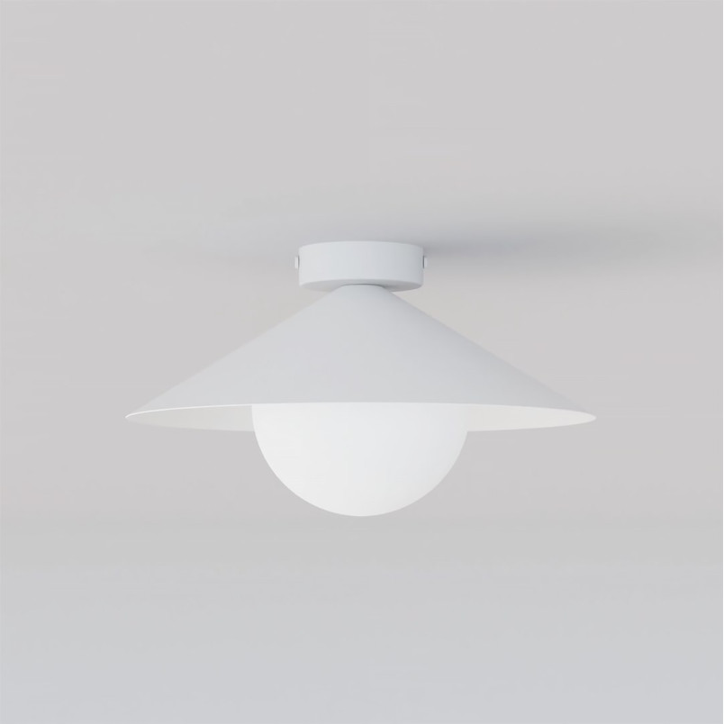 Lampa Mono 1S Plafon White Opal Emibig