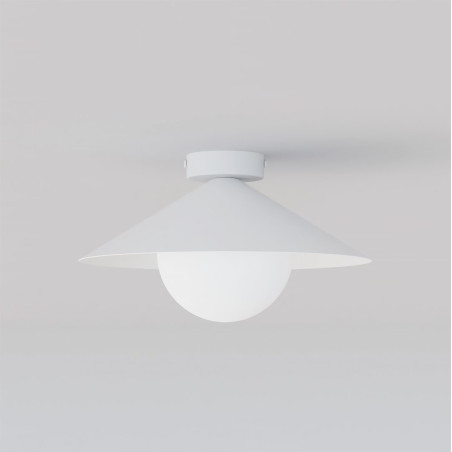 Lampa Mono 1S Plafon White Opal Emibig