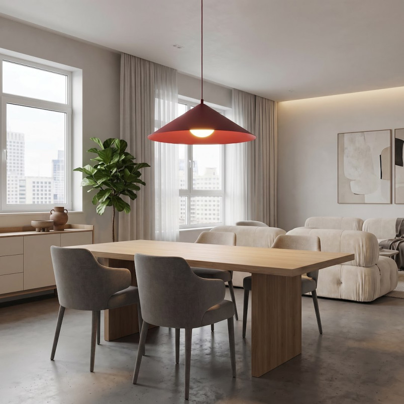 Lampa Mono 1L Burgundy Opal Emibig