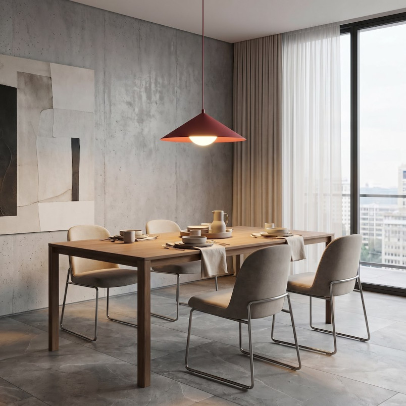 Lampa Mono 1M Burgundy Opal Emibig
