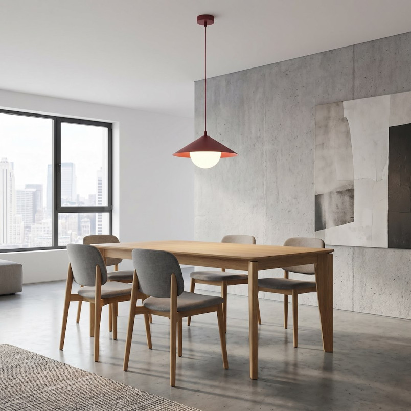 Lampa Mono 1S Burgundy Opal Emibig