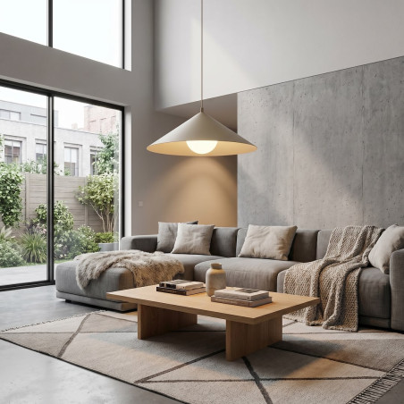 Lampa Mono 1L Mokka Opal Emibig