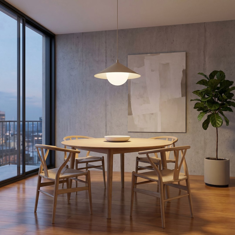 Lampa Mono 1S Mokka Opal Emibig