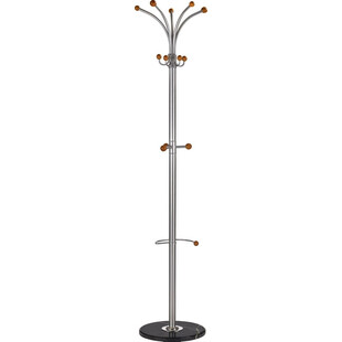 Wieszak stojący Halmar W46 srebrny - Elegancki design