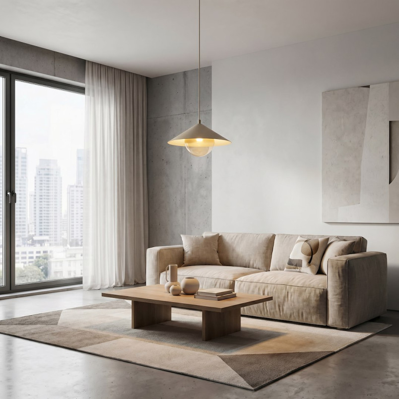 Lampa Mono 1S Mokka Amber Emibig
