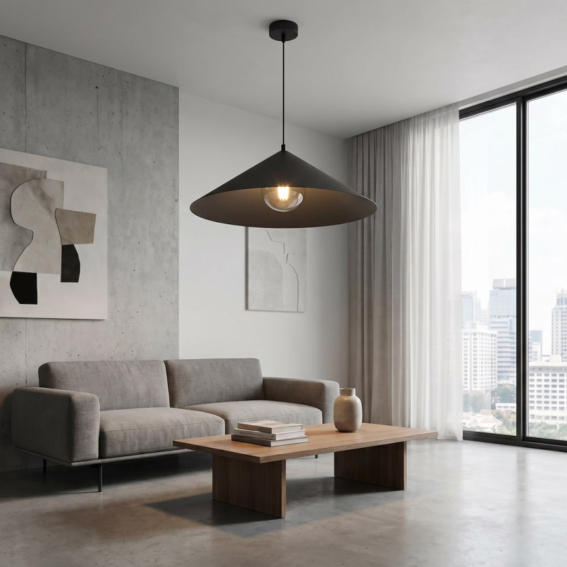 Lampa Mono 1L Bl Grafit Emibig