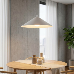 Lampa Mono 1L White Opal Emibig