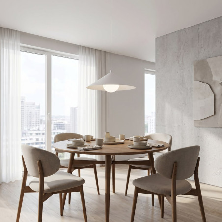 Lampa Mono 1M White Opal Emibig