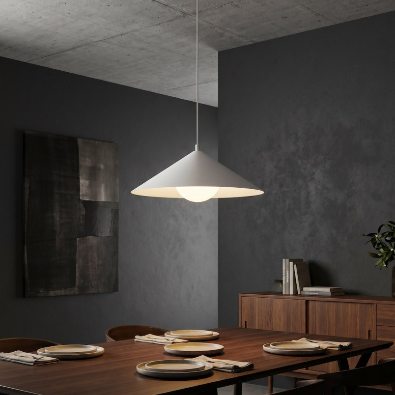 Lampa Mono 1M White Opal Emibig