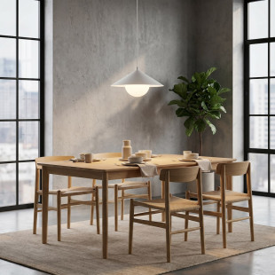 Lampa Mono 1S White Opal Emibig