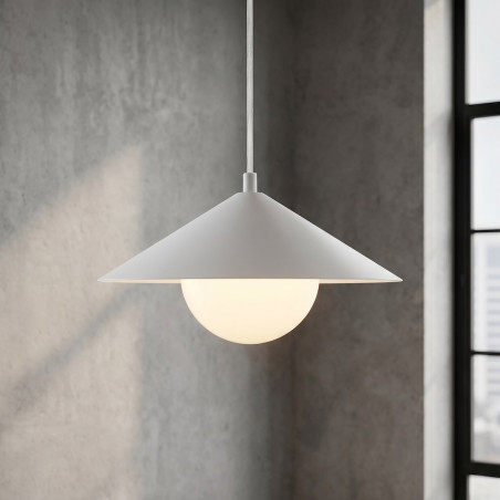 Lampa Mono 1S White Opal Emibig