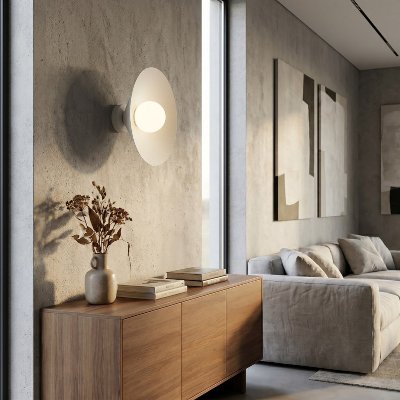 Lampa Mono K1M White Opal Emibig
