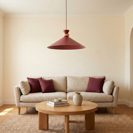 Lampa Olivo 1L Burgundy Emibig