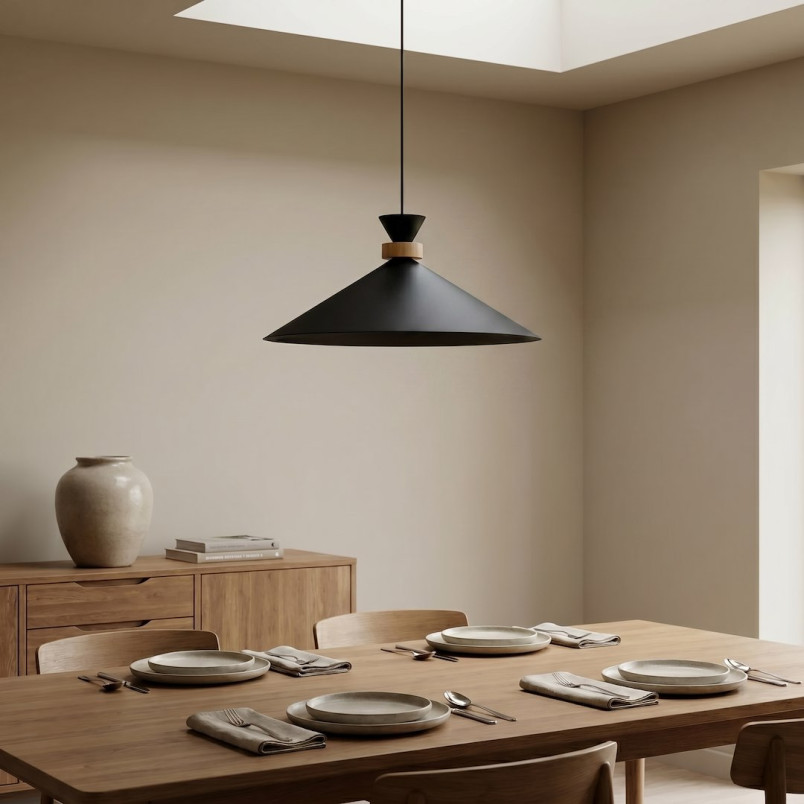 Lampa Olivo 1L Black Emibig