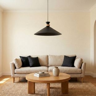 Lampa Olivo 1L Black Emibig