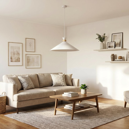 Lampa Olivo 1L White Emibig