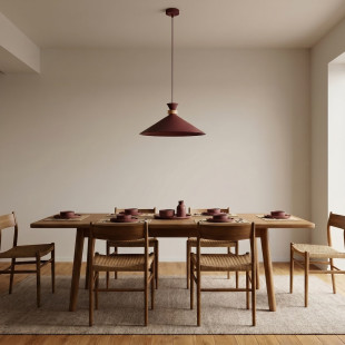 Lampa Olivo 1M Burgundy Emibig