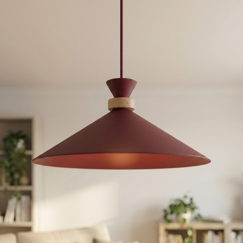 Lampa Olivo 1M Burgundy Emibig