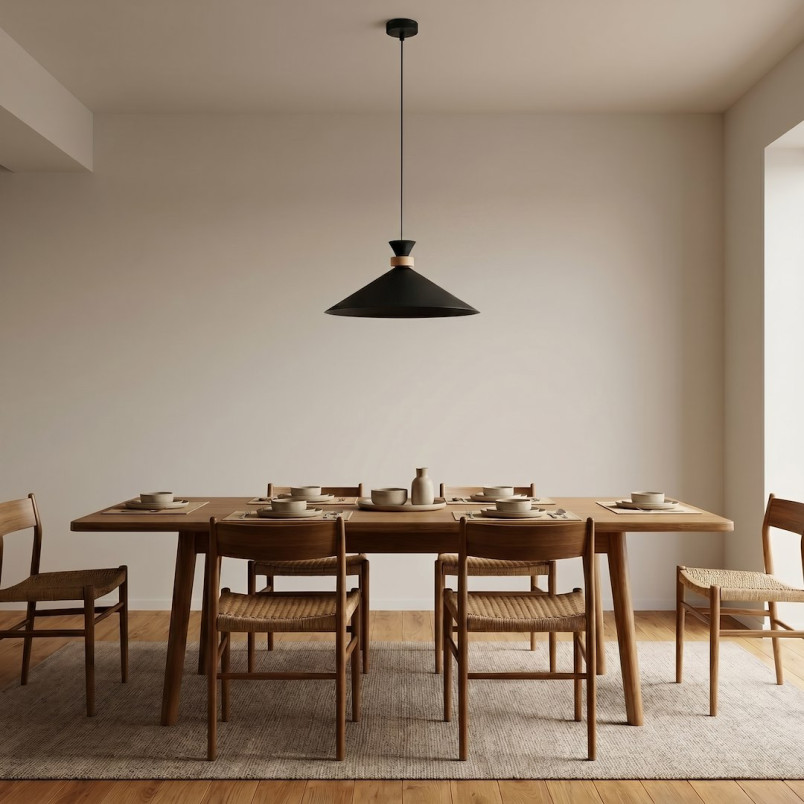 Lampa Olivo 1M Black Emibig