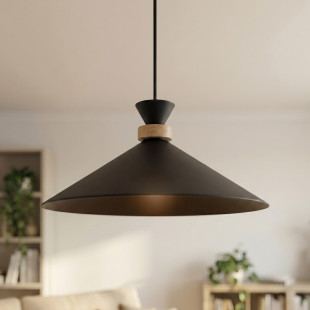 Lampa Olivo 1M Black Emibig