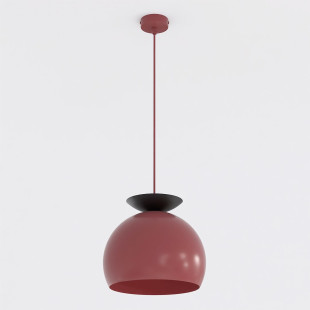 Lampa Geo 1 Burgundy Black Emibig