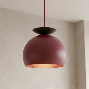Lampa Geo 1 Burgundy Black Emibig