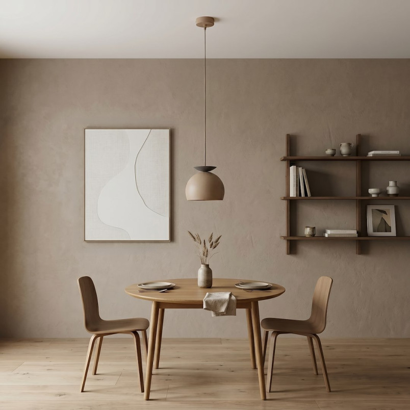 Lampa Geo 1 Mokka Black Emibig
