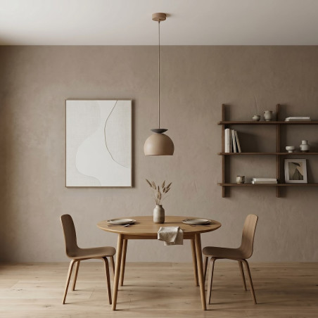 Lampa Geo 1 Mokka Black Emibig