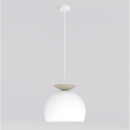 Lampa Geo 1 White Mokka Emibig