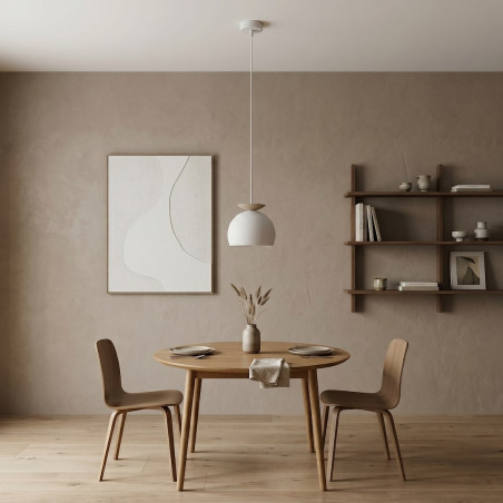 Lampa Geo 1 White Mokka Emibig
