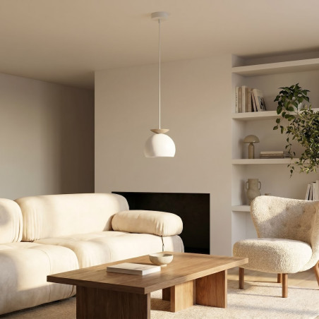 Lampa Geo 1 White Mokka Emibig